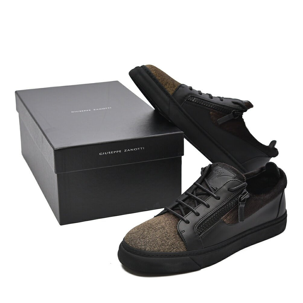 GIUSEPPE ZANOTTI ローカットハラコレザースニーカー｜426039 - 42｜GUARDAROBA MILANO OFFICIAL STORE