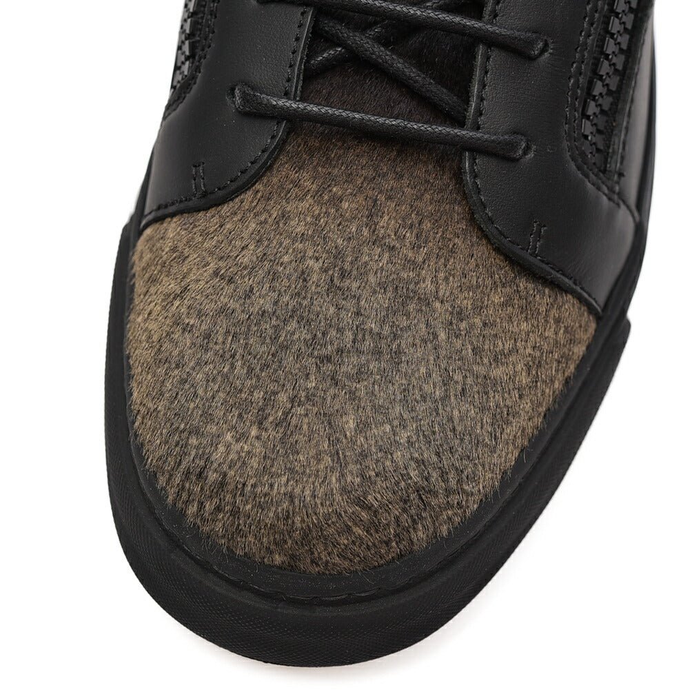 GIUSEPPE ZANOTTI ローカットハラコレザースニーカー｜426039 - 42｜GUARDAROBA MILANO OFFICIAL STORE