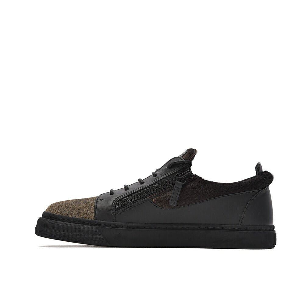 GIUSEPPE ZANOTTI ローカットハラコレザースニーカー｜426039 - 42｜GUARDAROBA MILANO OFFICIAL STORE