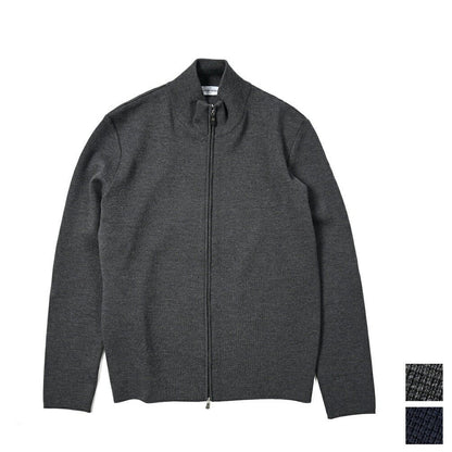 GRAN SASSO エキストラファインメリノウール100% スタンドカラーハイゲージニットカーディガン｜399642 - A - 50｜GUARDAROBA MILANO OFFICIAL STORE