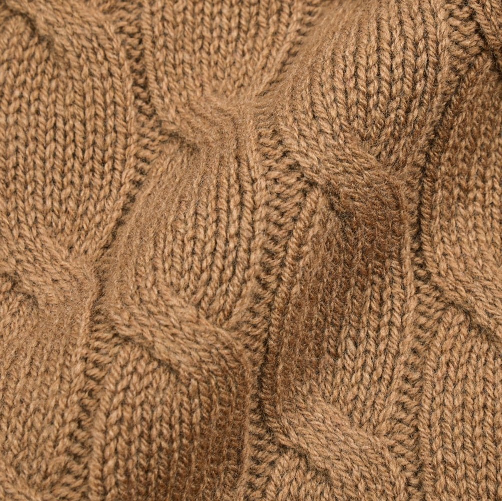 秋冬先行セール｜GRAN SASSO ヴァージンウール100% ケーブル編みタートルネックニットセーター｜415124-A-46｜GUARDAROBA MILANO OFFICIAL STORE