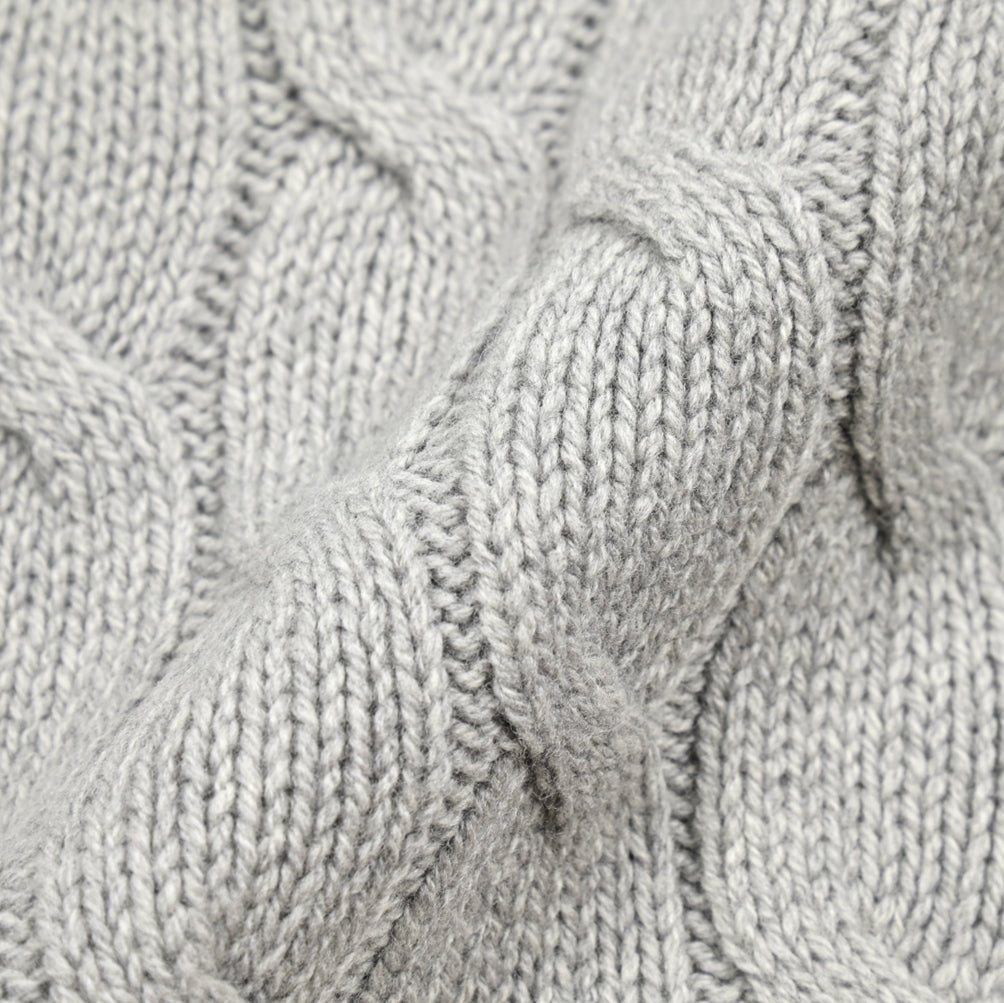 秋冬先行セール｜GRAN SASSO ヴァージンウール100% ケーブル編みタートルネックニットセーター｜415124-A-46｜GUARDAROBA MILANO OFFICIAL STORE