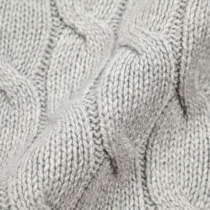 秋冬先行セール｜GRAN SASSO ヴァージンウール100% ケーブル編みタートルネックニットセーター｜415124-A-46｜GUARDAROBA MILANO OFFICIAL STORE