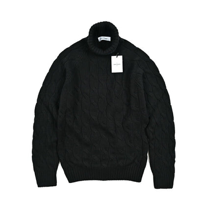 秋冬先行セール｜GRAN SASSO ヴァージンウール100% ケーブル編みタートルネックニットセーター｜415124-A-46｜GUARDAROBA MILANO OFFICIAL STORE