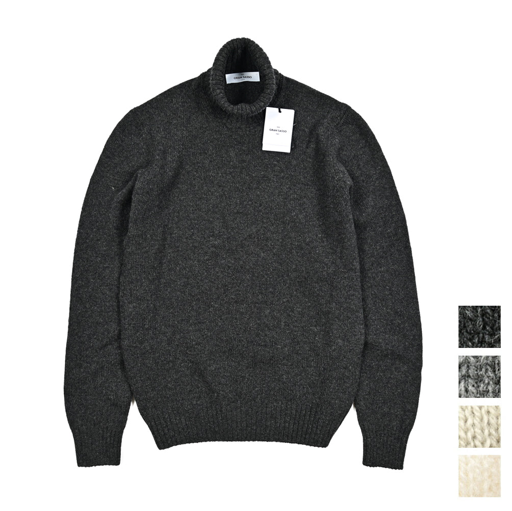 秋冬先行セール｜GRAN SASSO ヴァージンウール100% タートルネックニットセーター｜415304-A-46｜GUARDAROBA MILANO OFFICIAL STORE