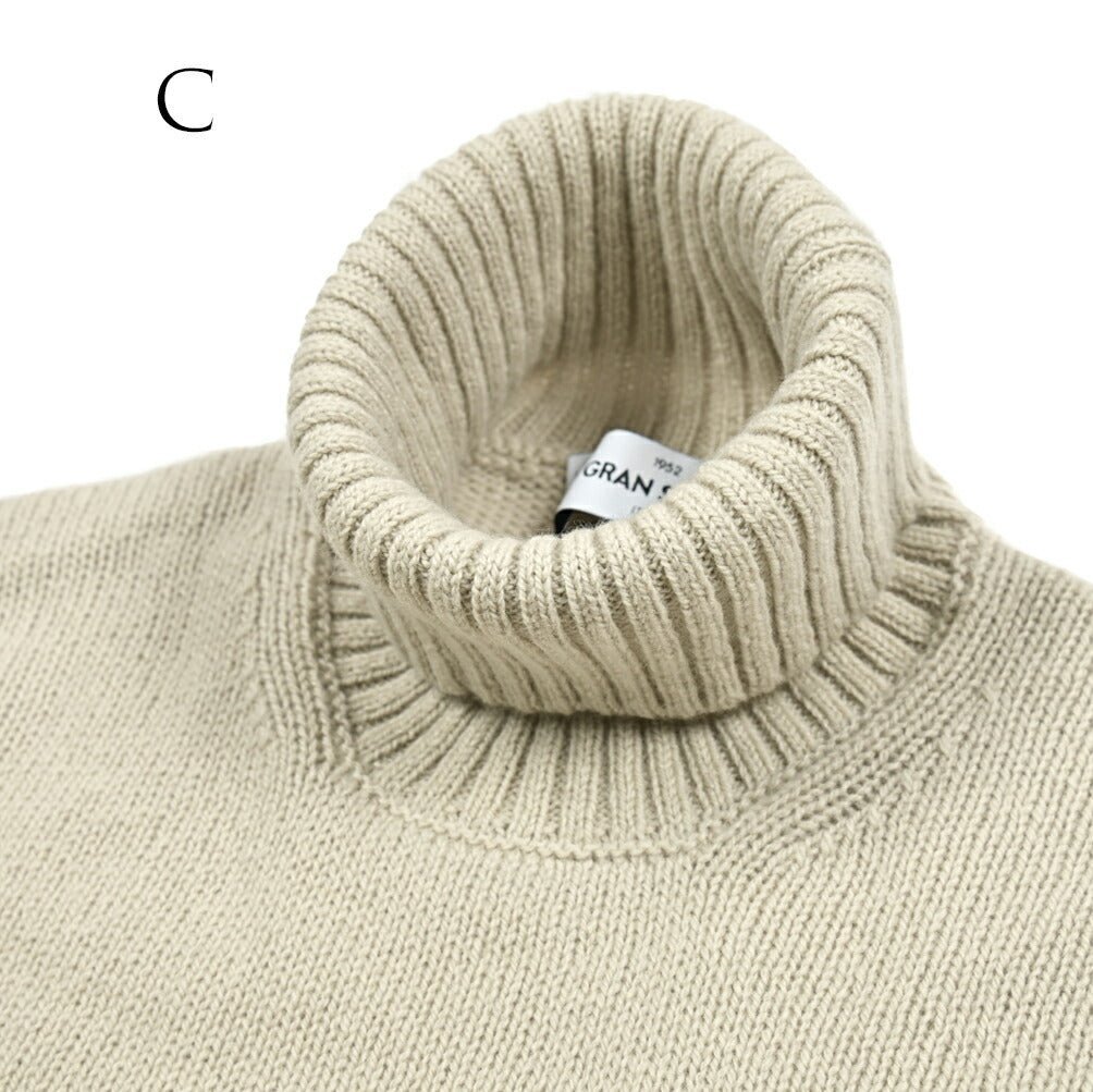 秋冬先行セール｜GRAN SASSO ヴァージンウール100% タートルネックニットセーター｜415304-A-46｜GUARDAROBA MILANO OFFICIAL STORE