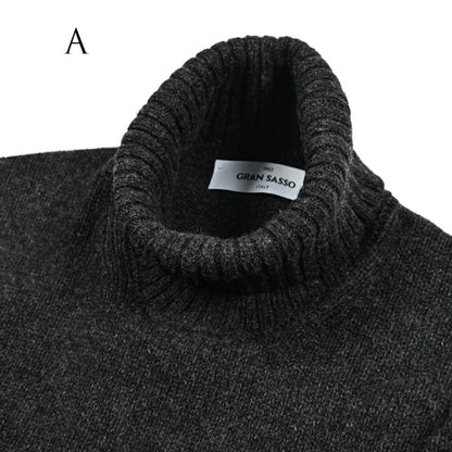 秋冬先行セール｜GRAN SASSO ヴァージンウール100% タートルネックニットセーター｜415304-A-46｜GUARDAROBA MILANO OFFICIAL STORE