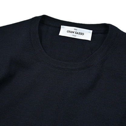 秋冬先行セール｜GRAN SASSO ヴァージンウール100% クルーネックニットセーター｜415640-46｜GUARDAROBA MILANO OFFICIAL STORE