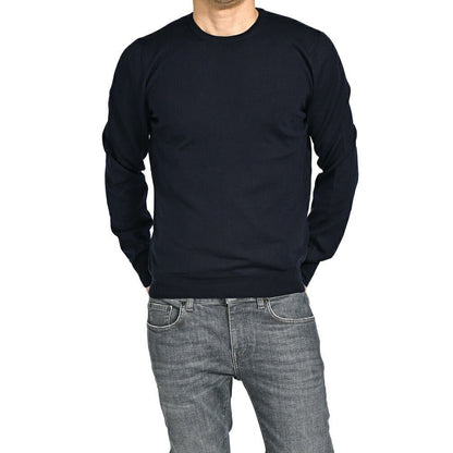 秋冬先行セール｜GRAN SASSO ヴァージンウール100% クルーネックニットセーター｜415640-46｜GUARDAROBA MILANO OFFICIAL STORE