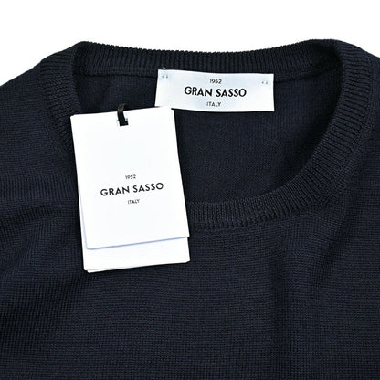 秋冬先行セール｜GRAN SASSO ヴァージンウール100% クルーネックニットセーター｜415640-46｜GUARDAROBA MILANO OFFICIAL STORE