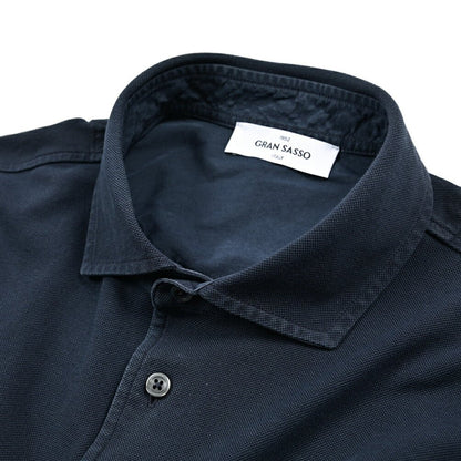 GRAN SASSO コットン100% 鹿の子ポロシャツ (製品染め)｜425840 - 50｜GUARDAROBA MILANO OFFICIAL STORE