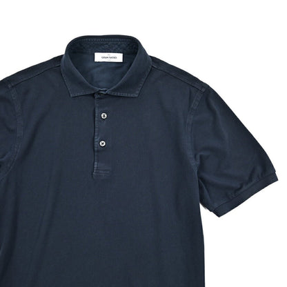 GRAN SASSO コットン100% 鹿の子ポロシャツ (製品染め)｜425840 - 50｜GUARDAROBA MILANO OFFICIAL STORE