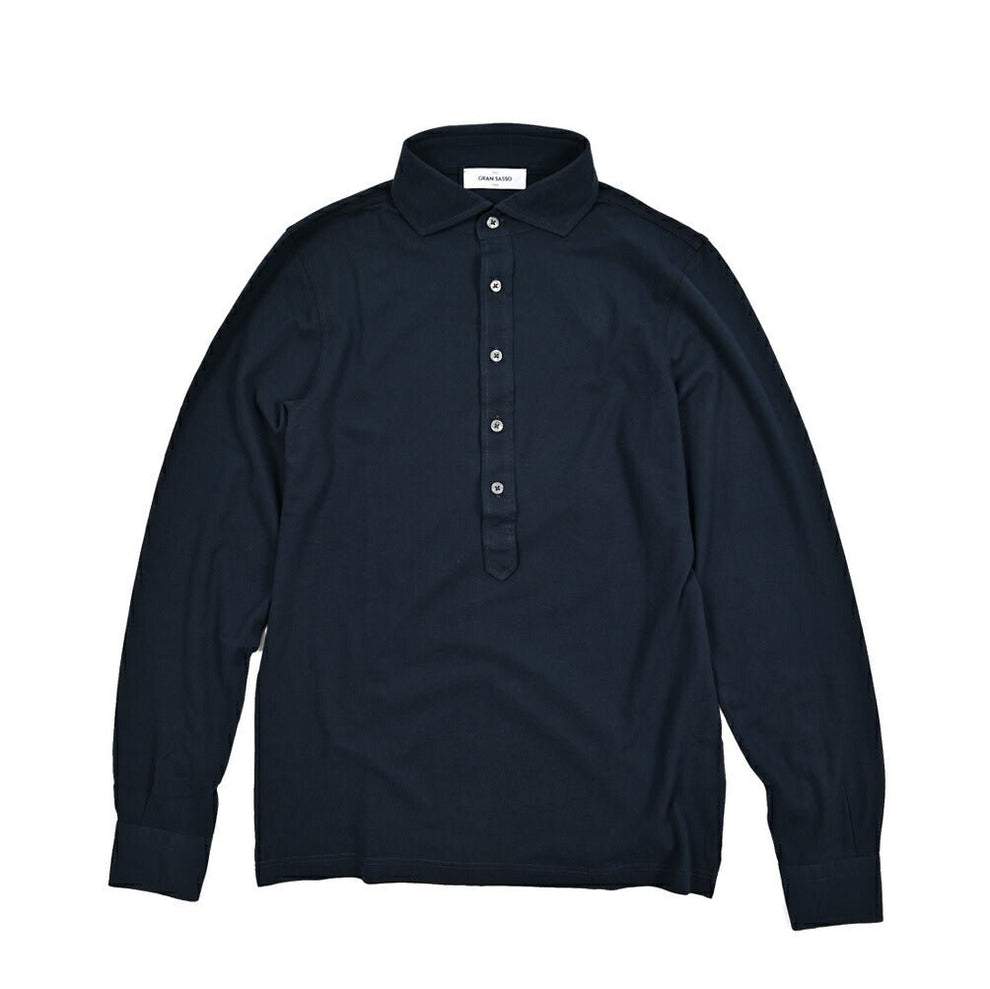 SALE｜GRAN SASSO グランサッソ / コットン100% 長袖鹿の子ポロシャツ / メンズ – GUARDAROBA MILANO ...