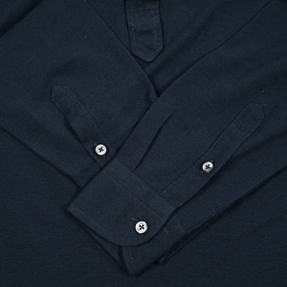 GRAN SASSO コットン100% 長袖鹿の子ポロシャツ｜425857 - 46｜GUARDAROBA MILANO OFFICIAL STORE