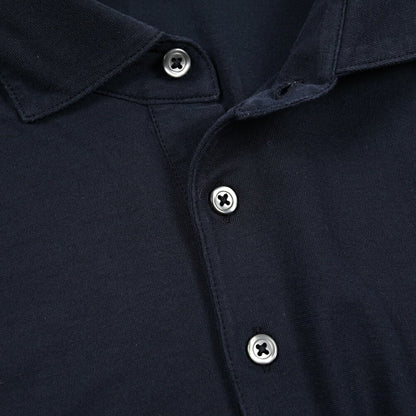 GRAN SASSO コットン100% 長袖鹿の子ポロシャツ (製品染め)｜425868｜GUARDAROBA MILANO OFFICIAL STORE