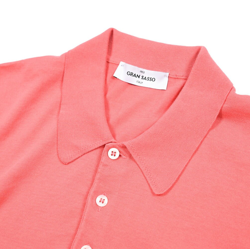 GRAN SASSO コットン100% 半袖ニットポロシャツ｜425869｜GUARDAROBA MILANO OFFICIAL STORE