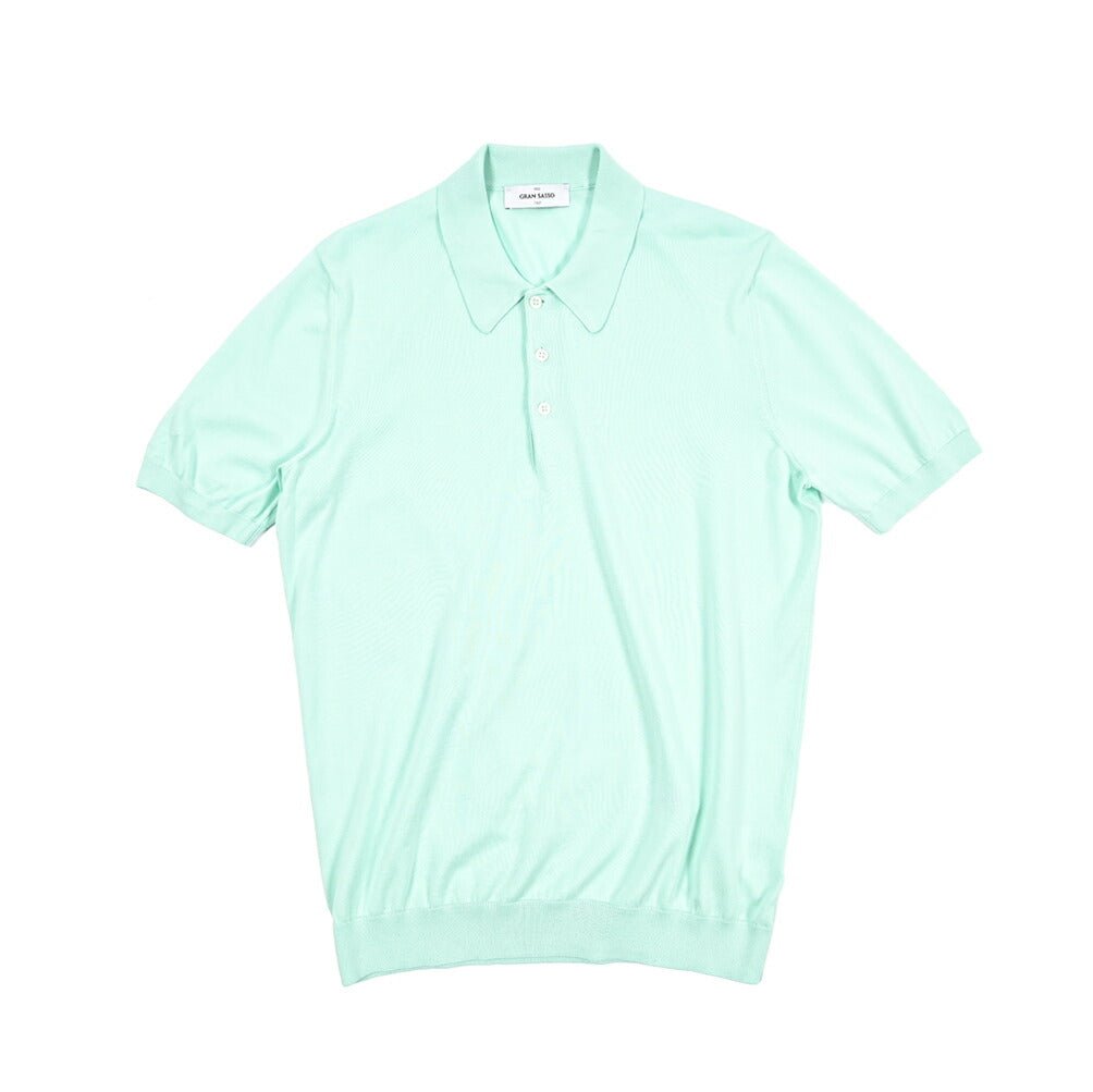 GRAN SASSO コットン100% 半袖ニットポロシャツ｜425870｜GUARDAROBA MILANO OFFICIAL STORE