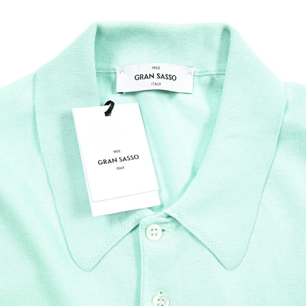 GRAN SASSO コットン100% 半袖ニットポロシャツ｜425870｜GUARDAROBA MILANO OFFICIAL STORE
