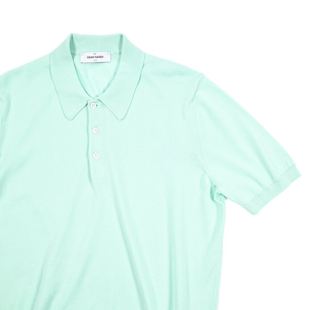 GRAN SASSO コットン100% 半袖ニットポロシャツ｜425870｜GUARDAROBA MILANO OFFICIAL STORE
