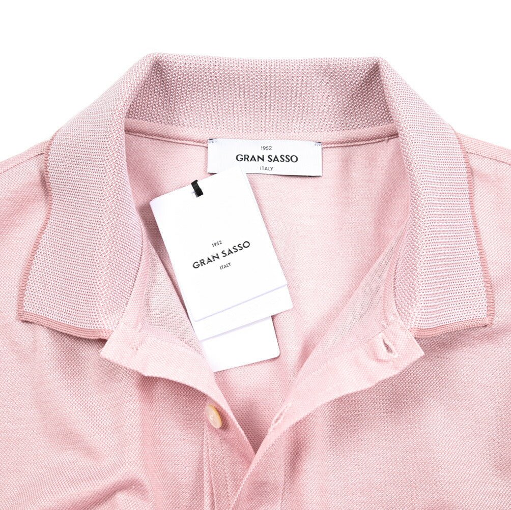 GRAN SASSO コットン100% 鹿の子ポロシャツ｜425873 - 46｜GUARDAROBA MILANO OFFICIAL STORE