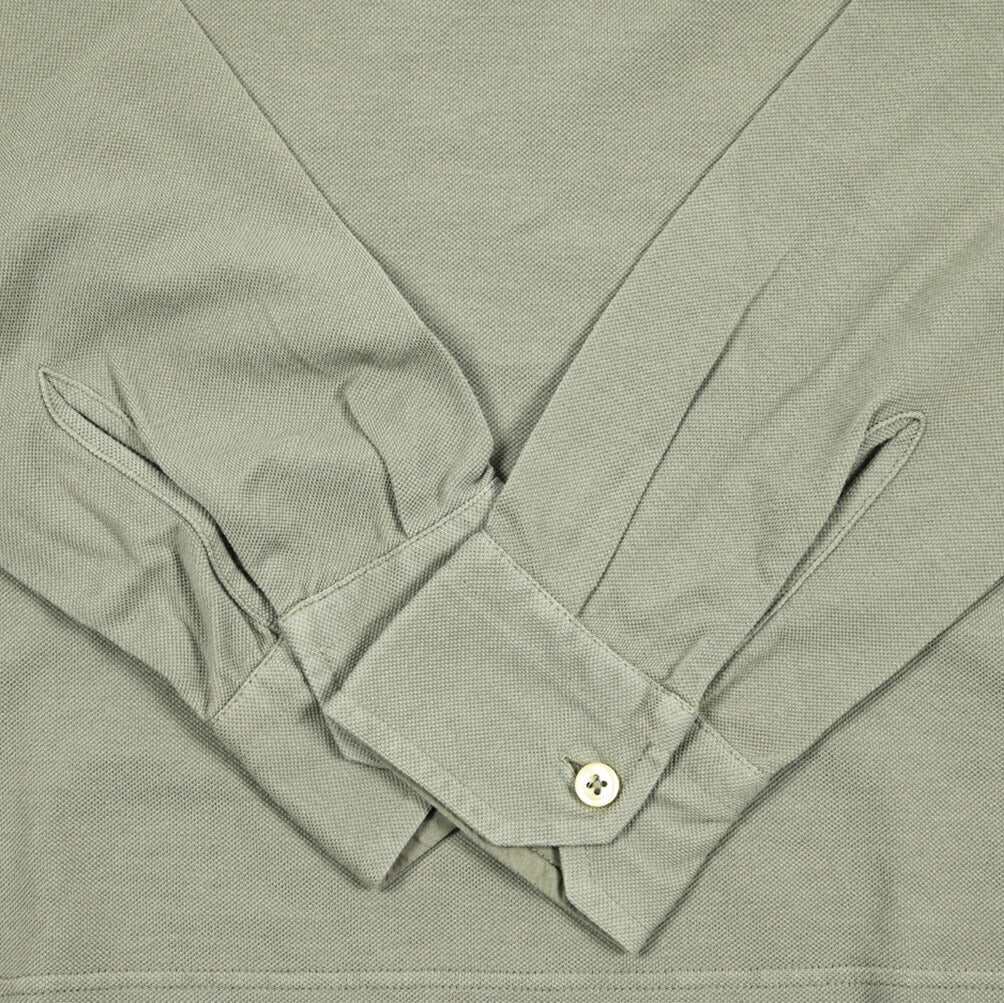 GRAN SASSO コットン100% 長袖鹿の子ポロシャツ｜425875｜GUARDAROBA MILANO OFFICIAL STORE