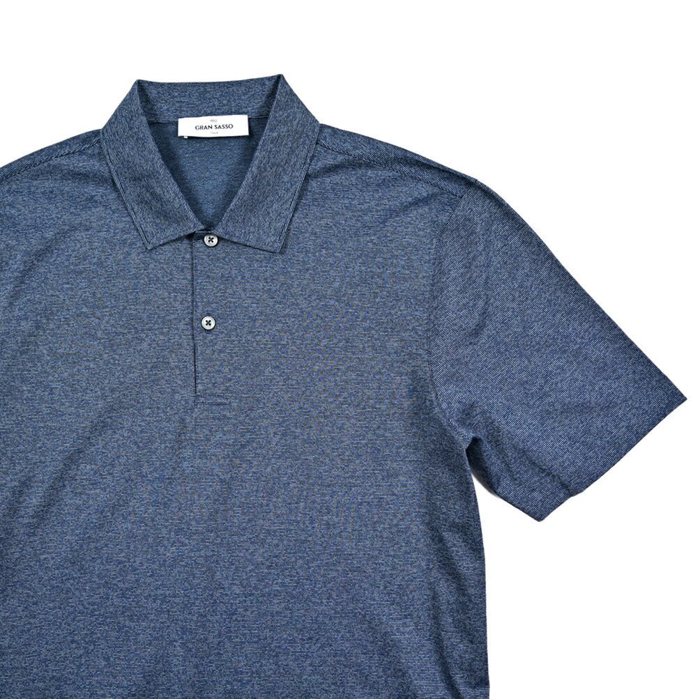 GRAN SASSO コットン100% 半袖ポロシャツ｜425876 - 48｜GUARDAROBA MILANO OFFICIAL STORE