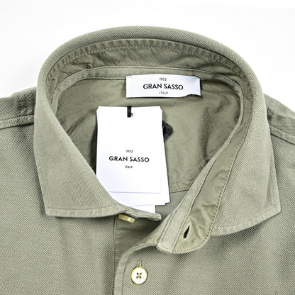 GRAN SASSO コットン100% 鹿の子ポロシャツ｜425879 - 48｜GUARDAROBA MILANO OFFICIAL STORE