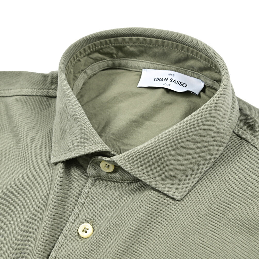 GRAN SASSO コットン100% 鹿の子ポロシャツ｜425879 - 48｜GUARDAROBA MILANO OFFICIAL STORE