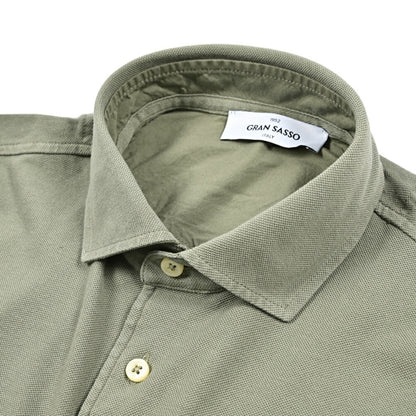 GRAN SASSO コットン100% 鹿の子ポロシャツ｜425879 - 48｜GUARDAROBA MILANO OFFICIAL STORE