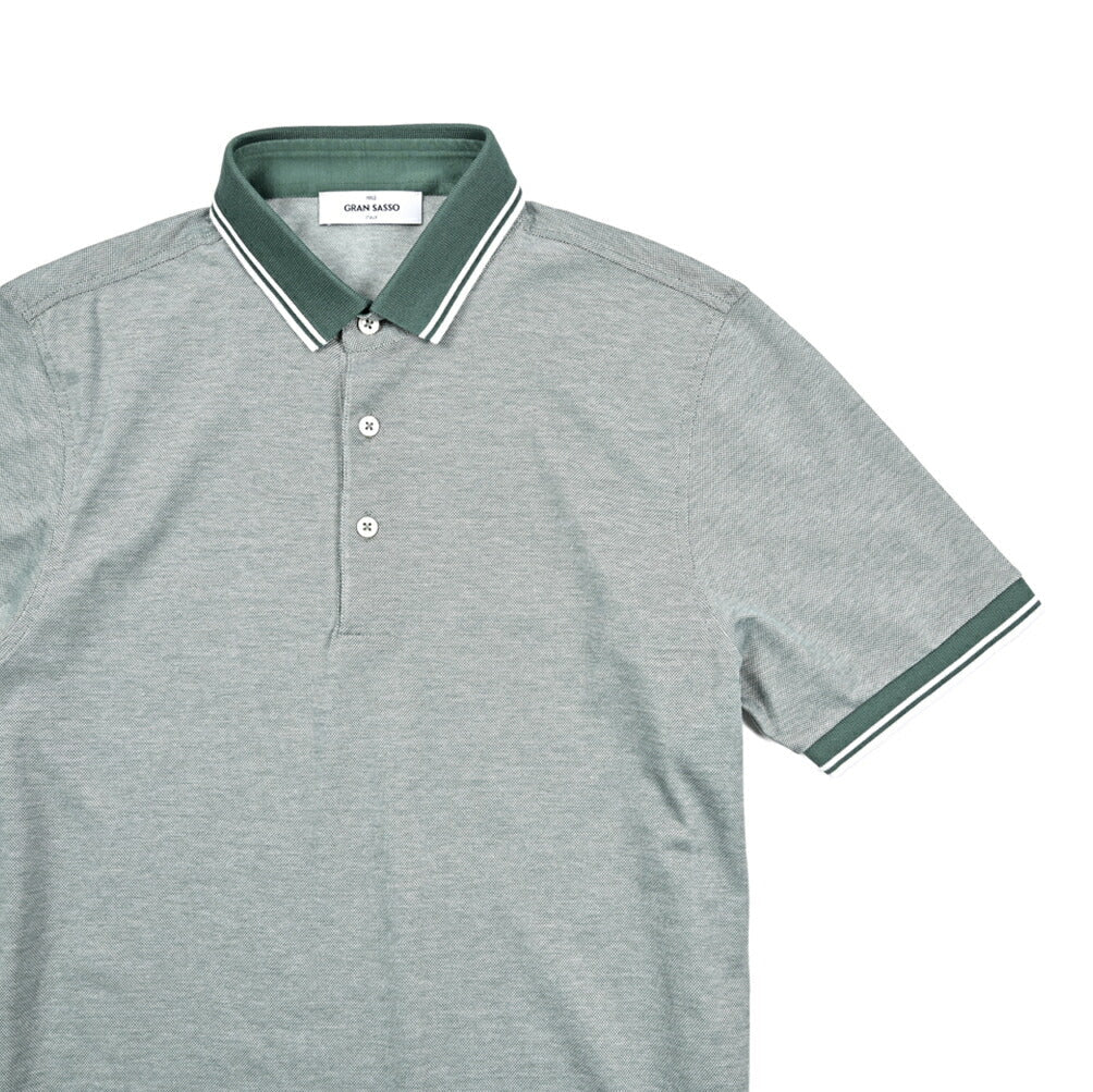 GRAN SASSO コットン100% 鹿の子ポロシャツ｜425883｜GUARDAROBA MILANO OFFICIAL STORE