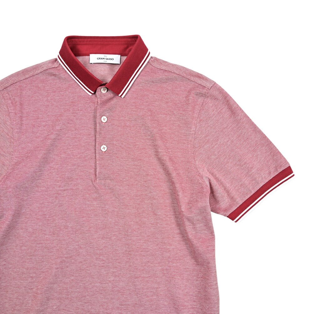 GRAN SASSO コットン100% 鹿の子ポロシャツ｜425884｜GUARDAROBA MILANO OFFICIAL STORE