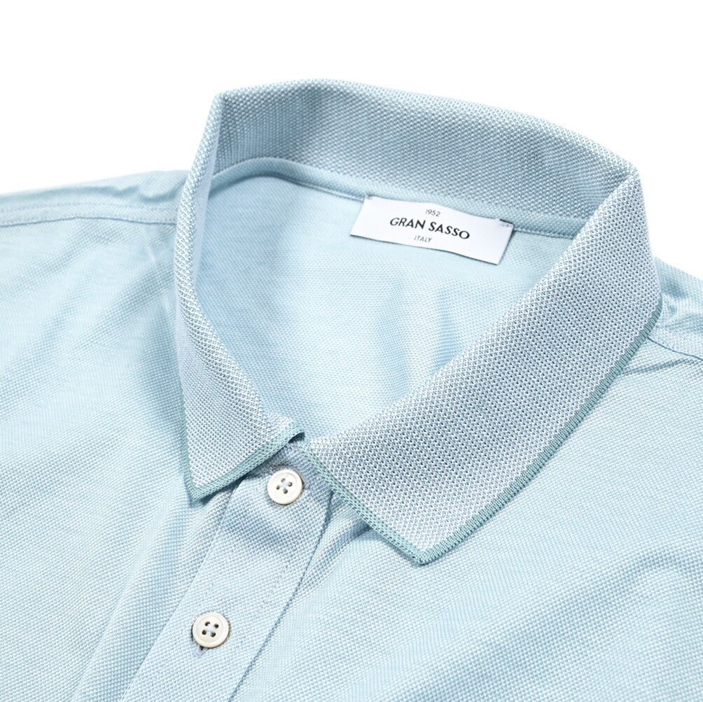 GRAN SASSO コットン100% 鹿の子ポロシャツ｜425898｜GUARDAROBA MILANO OFFICIAL STORE