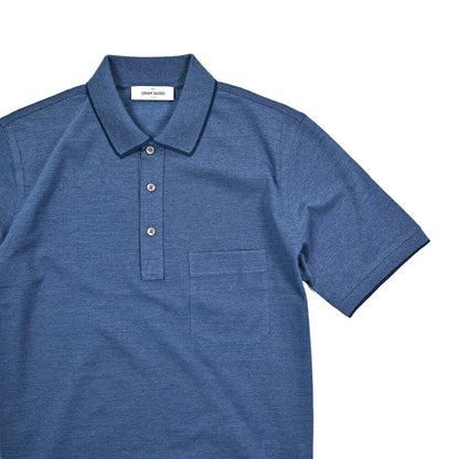 GRAN SASSO コットン100% 鹿の子ポロシャツ｜425928 - 46｜GUARDAROBA MILANO OFFICIAL STORE