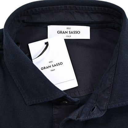GRAN SASSO コットン100% 鹿の子ポロシャツ (製品染め)｜425967｜GUARDAROBA MILANO OFFICIAL STORE