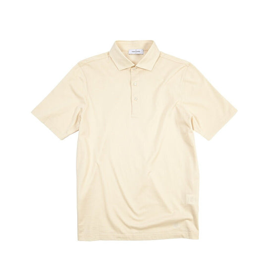 GRAN SASSO コットン100% 半袖鹿の子ポロシャツ ライトベージュ 50 | GUARDAROBA MILANO OFFICIAL STORE