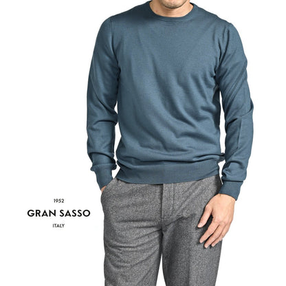 クーポン対象｜GRAN SASSO ヴァージンウール100% クルーネックハイゲージニットセーター / SLOWEAR｜GUARDAROBA MILANO OFFICIAL STORE