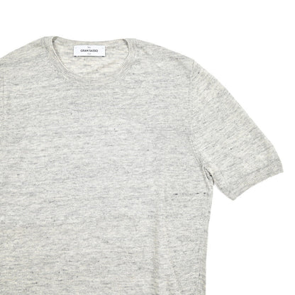 GRAN SASSO リネン100% 半袖ニットTシャツ｜425994｜GUARDAROBA MILANO OFFICIAL STORE