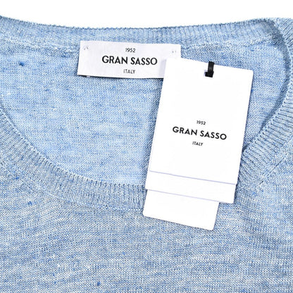 GRAN SASSO リネン100% 半袖ニットTシャツ｜425996｜GUARDAROBA MILANO OFFICIAL STORE