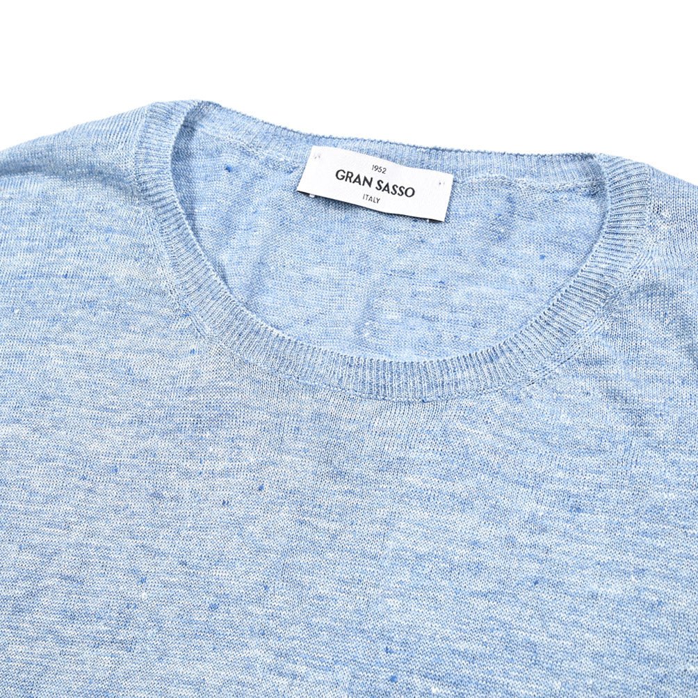 GRAN SASSO リネン100% 半袖ニットTシャツ｜425996｜GUARDAROBA MILANO OFFICIAL STORE