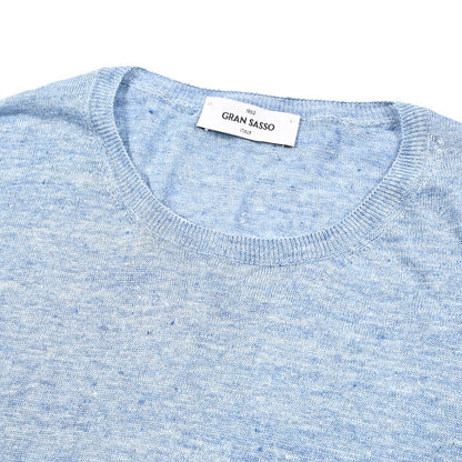 GRAN SASSO リネン100% 半袖ニットTシャツ｜425996｜GUARDAROBA MILANO OFFICIAL STORE