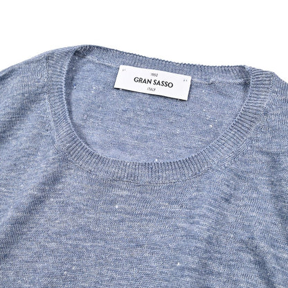 GRAN SASSO リネン100% 半袖ニットTシャツ｜425999｜GUARDAROBA MILANO OFFICIAL STORE