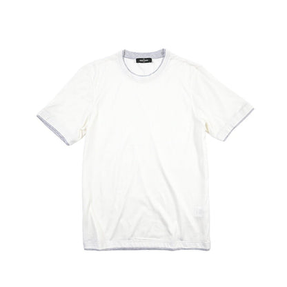 GRAN SASSO コットン100% クルーネック半袖Tシャツ ホワイト 50 | GUARDAROBA MILANO OFFICIAL STORE
