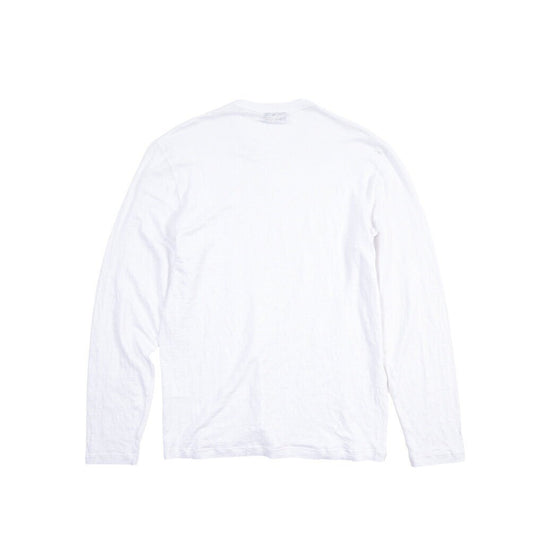 GRAN SASSO リネン100% クルーネック長袖Tシャツ ホワイト 50 | GUARDAROBA MILANO OFFICIAL STORE