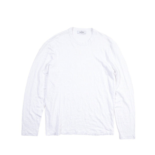 GRAN SASSO リネン100% クルーネック長袖Tシャツ ホワイト 50 | GUARDAROBA MILANO OFFICIAL STORE
