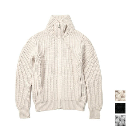 GRAN SASSO ヴァージンウールカシミヤ ローゲージニットハイネックカーディガン｜399625 - A - 46｜GUARDAROBA MILANO OFFICIAL STORE