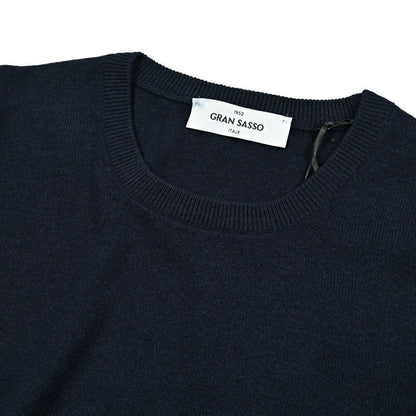 秋冬先行セール｜GRAN SASSO ウールビスコースカシミヤ クルーネックハイゲージニットセーター｜413596-46｜GUARDAROBA MILANO OFFICIAL STORE
