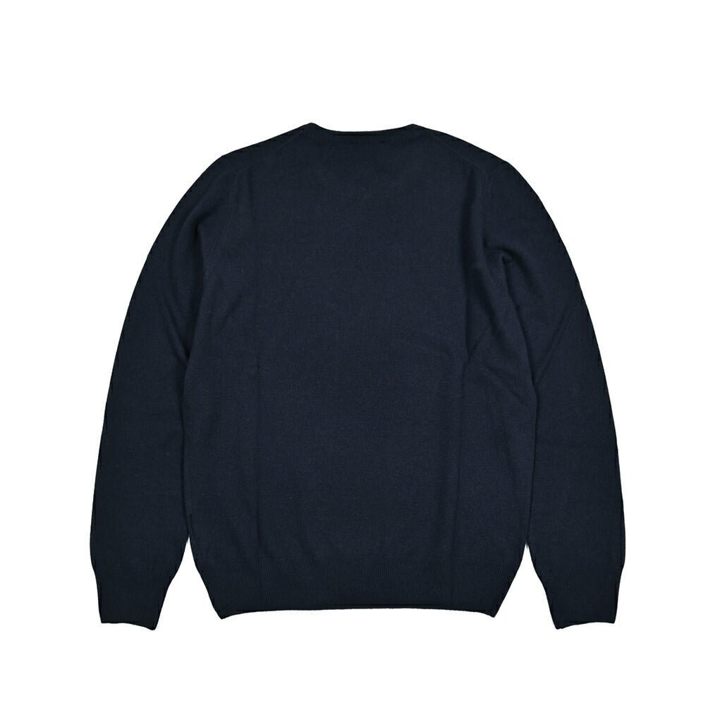 【極美品クリーニング済】GRAN SASSOダークネイビーモクネックセーター46 極美品クリーニング済】GRAN SASSOダークネイビーモクネックセーター46