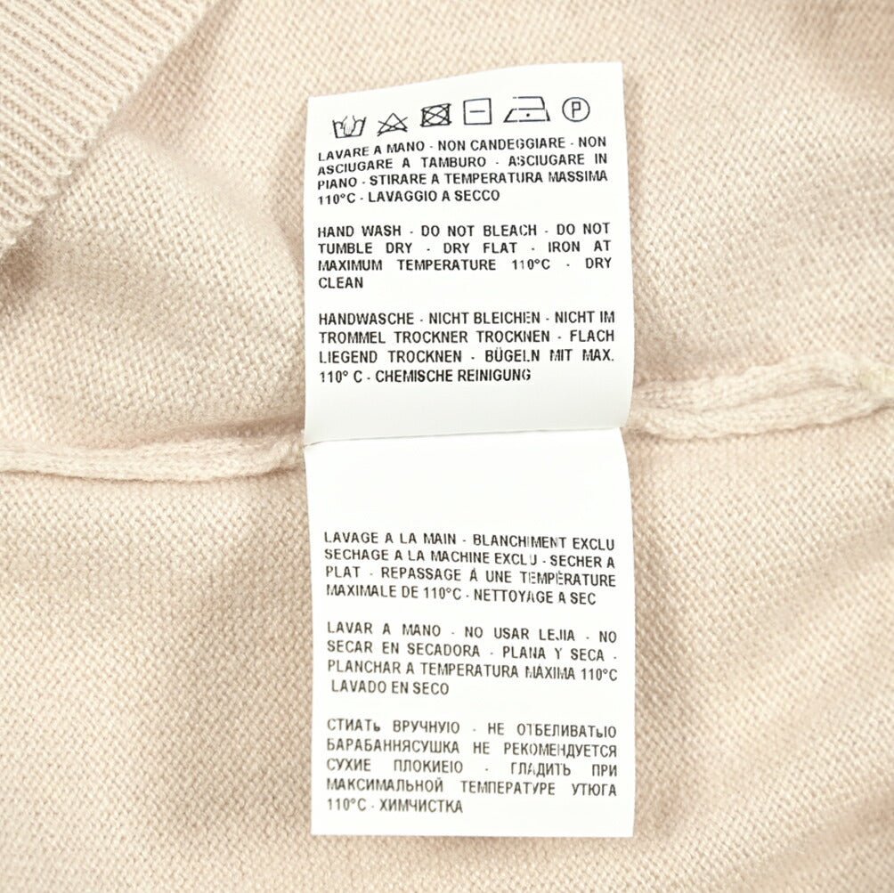 J7373 美品 グランサッソ 黒タグカシミヤ100%クルーネックニット 紺52 SALE｜GRAN SASSO グランサッソ / ウールビスコースカシミヤ クルー