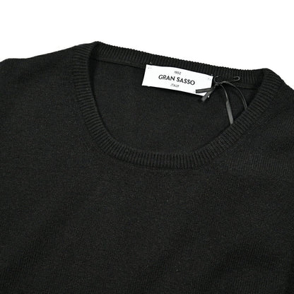 秋冬先行セール｜GRAN SASSO ウールビスコースカシミヤ クルーネックハイゲージニットセーター｜413868-A-46｜GUARDAROBA MILANO OFFICIAL STORE