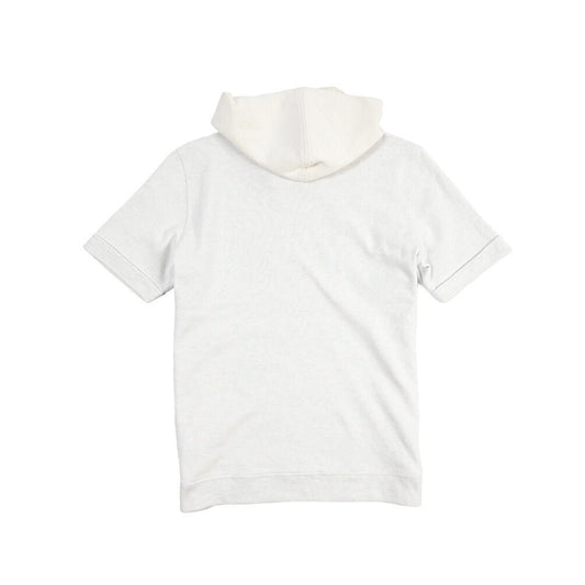 GRAN SASSO コットン 半袖フーディースウェットシャツ ホワイト 48 | GUARDAROBA MILANO OFFICIAL STORE